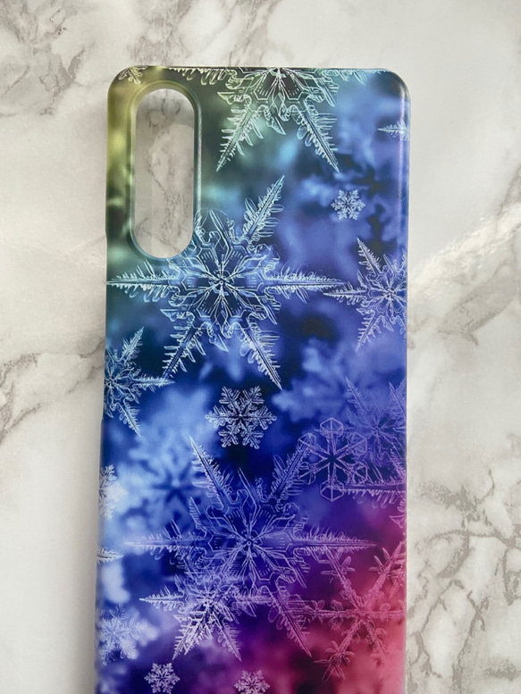 Xperia AQUOS Galaxy iPhone 対応 Shine Snow Illusion m-562 3枚目の画像