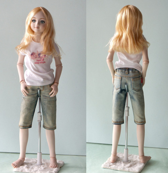 【瑕疵あり・緊急お値下げ 50％Off】ビスクドール・球体関節人形＊BJD：90年代ファッション・ハニーブロンドの女の子 7枚目の画像