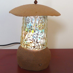 陶器のキャンドルライト風LED灯り 1枚目の画像