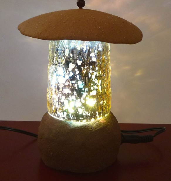陶器のキャンドルライト風LED灯り 4枚目の画像