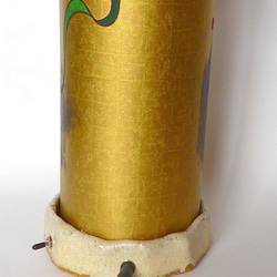 陶器と和紙がコラボ・雷神・LED灯り 6枚目の画像