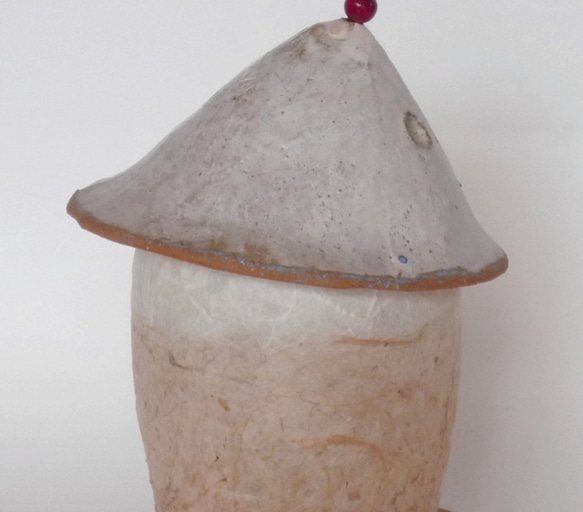 陶器と和紙がコラボ・やんちゃ坊主・LED灯り 3枚目の画像