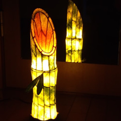 陶器と和紙の灯りLED灯り・かぐや姫３ 6枚目の画像