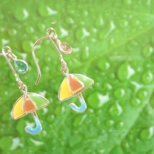あすか様 オーダー品※ いろどり傘ピアス ピアス（フック・チェーン 