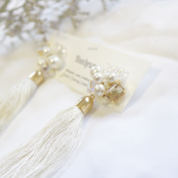 ウェディングタッセル（かすみ草） 2枚目の画像