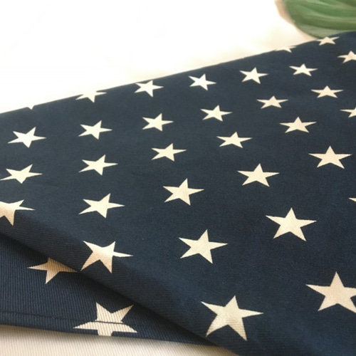 オーダーOK】入園入学ランチョンマット60×40☆ネイビー紺べース星