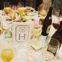結婚式披露宴 テーブルナンバー 2枚目の画像