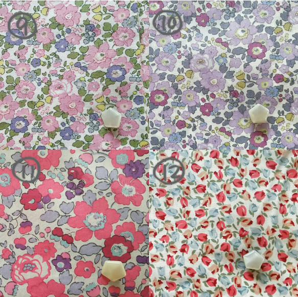 リバティプリント使用♡ベビー&キッズのふんわり裾チュールスカートセット♡70-100サイズ 5枚目の画像