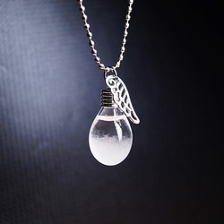 Elf Teardrop 精靈之淚 天氣瓶項鍊  客製化顏色 Storm Glass Necklace 聖誕禮物 第5張的照片