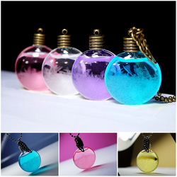 Elf World 精靈世界 客製化顏色 天氣瓶項鍊  Storm Glass Necklace 聖誕禮物 情人節禮物 第6張的照片