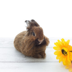 受注制作】オーダーメイド#羊毛フェルトのうさぎさん 羊毛フェルト