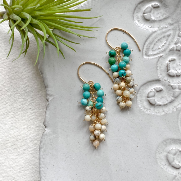 14kgf 天然石しゃらしゃらチャーム♡