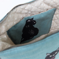 ★ 黒猫ショルダーバッグ-布バッグ♪★ 5枚目の画像