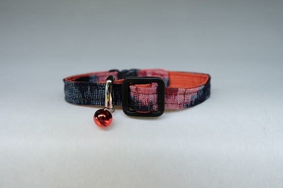 ★【着物生地】Ⅳ　猫首輪 1枚目の画像