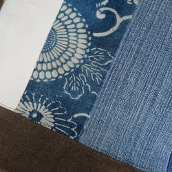 ☆ 本藍染め-帆布-デニム 布バッグ♪☆ 5枚目の画像