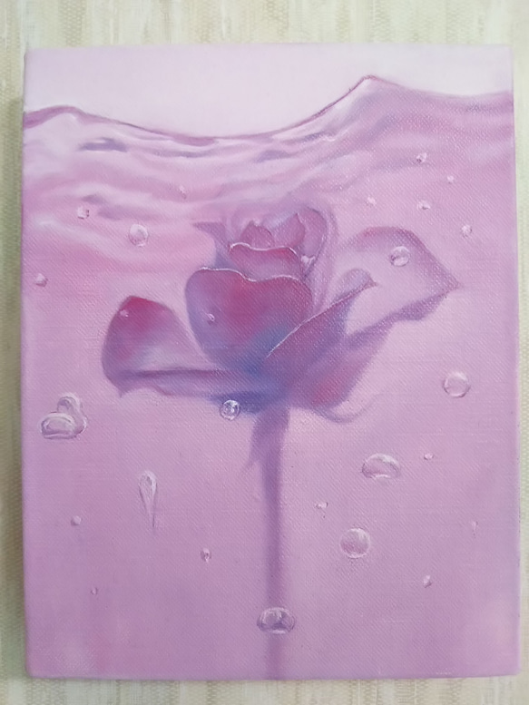 原画】水面下に咲く 絵画 R's art gallery 通販 7473611｜Creema