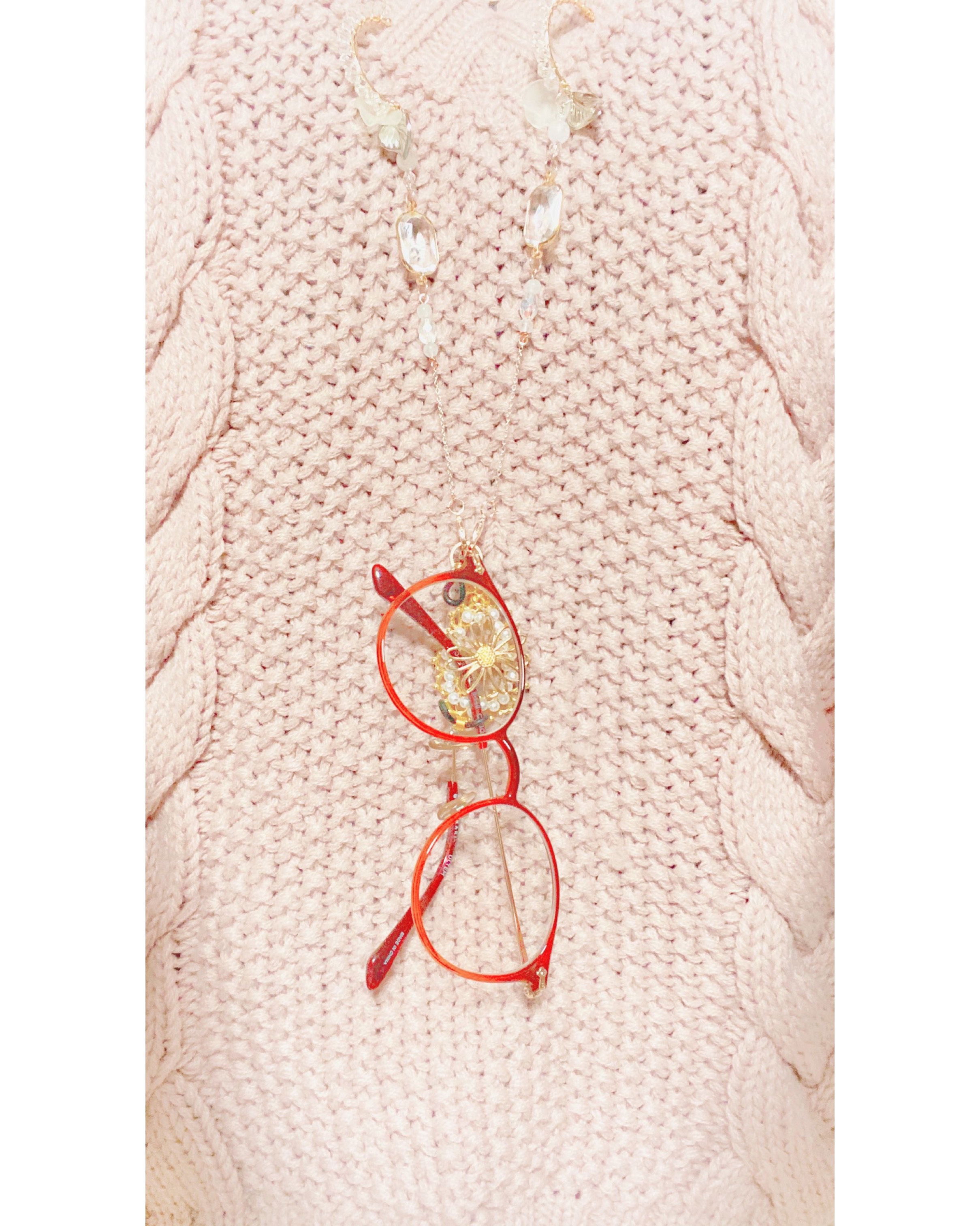 メガネチェーン*ネックレス2way使用方法