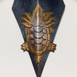 彫金折鶴「長寿亀」 8枚目の画像