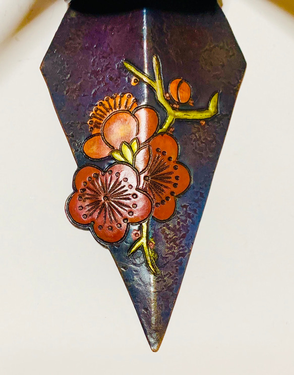 彫金折鶴(梅) 7枚目の画像