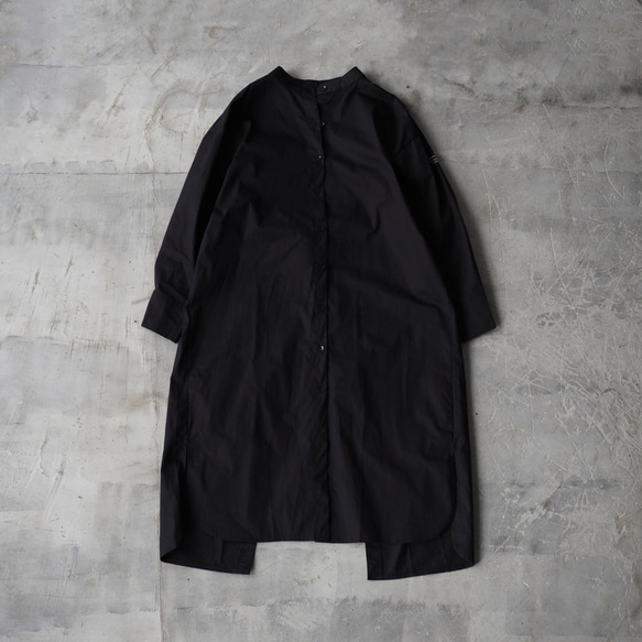 CBCシャツワンピース Black 9枚目の画像