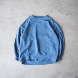 ビッグスウェット dull blue Bobby 6枚目の画像