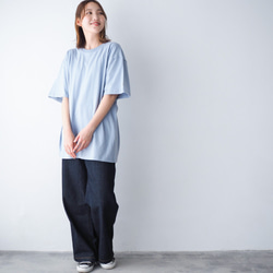 刺繍hippies Tee Smoky blue(Tシャツ) 8枚目の画像