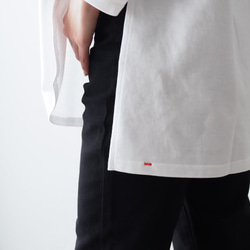 オーバーサイズTシャツ ホワイト(ロンT/長袖) 8枚目の画像