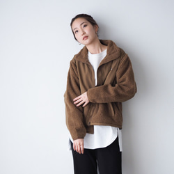 ブリーフィング　レディースボアブルゾン　Sサイズ　ブラウン ボアブルゾン ブラウン Duck ジャケット BLUEWHITE 通販 13070455