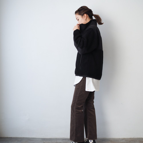 ボアブルゾン ブラック Duck ジャケット BLUEWHITE 通販 13070494