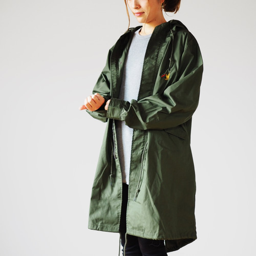 SK8 YETI M-51パーカー KHAKI/モッズコート 撥水 春秋 コート