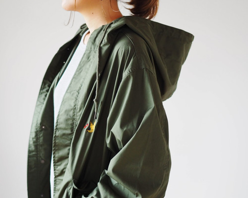 SK8 YETI M-51パーカー KHAKI/モッズコート 撥水 春秋 コート