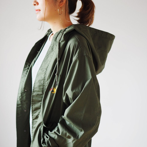 SK8 YETI M-51パーカー KHAKI/モッズコート 撥水 春秋 コート