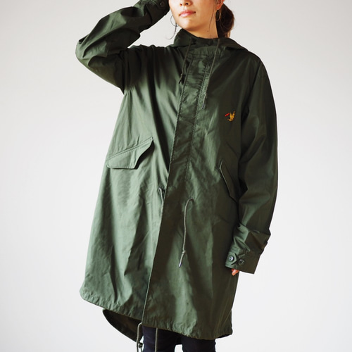 SK8 YETI M-51パーカー KHAKI/モッズコート 撥水 春秋 コート