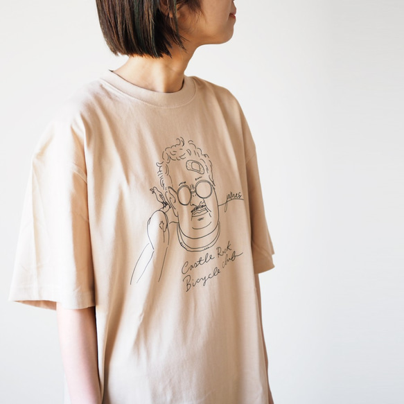 James TEE ベージュ(Tシャツ) 2枚目の画像