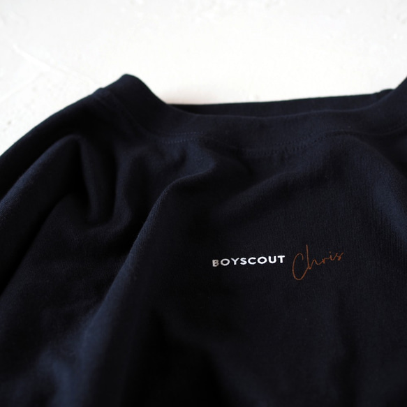 Boy scout TEE Dark Navy(Tシャツ) 2枚目の画像