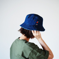 Grandpa デニムハット(帽子) キャップ BLUEWHITE 通販 7702156