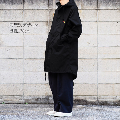 CBC M-51パーカー BLACK/モッズコート 撥水 スプリングコート BLUEWHITE 通販|Creema(クリーマ) 8223871 CBC M-51パーカー BLACK/モッズコート 撥水 スプリングコート BLUEWHITE 通販|Creema(クリーマ) 8223871