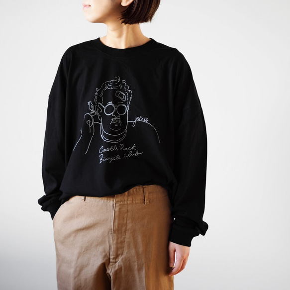 James L/S TEE Black(ロンＴ) 3枚目の画像