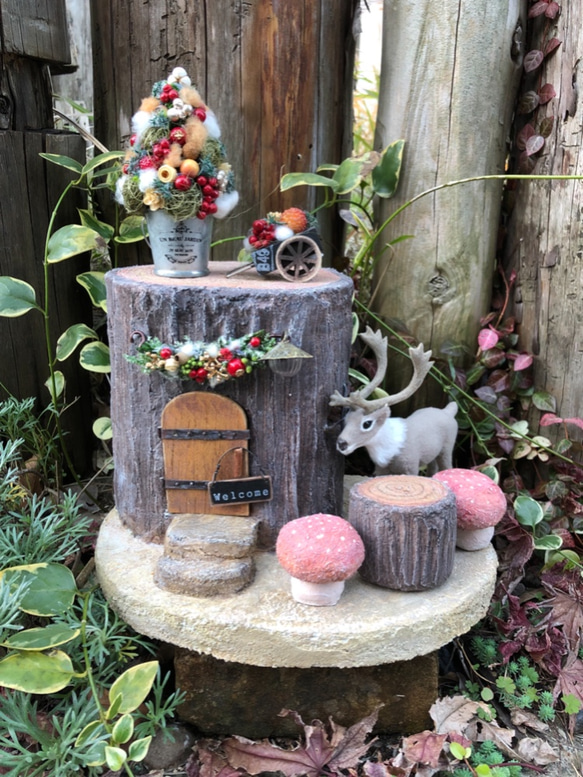 モルタルデコの木のお家 その他インテリア雑貨 petite foret