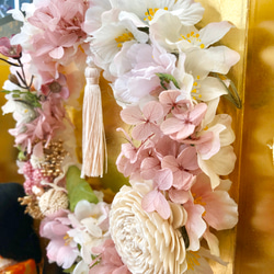 桜のリース　ボックス付き 5枚目の画像