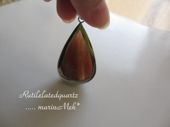 [栗子♪] Rutilated quartz pendant top 第3張的照片