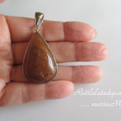 [栗子♪] Rutilated quartz pendant top 第5張的照片