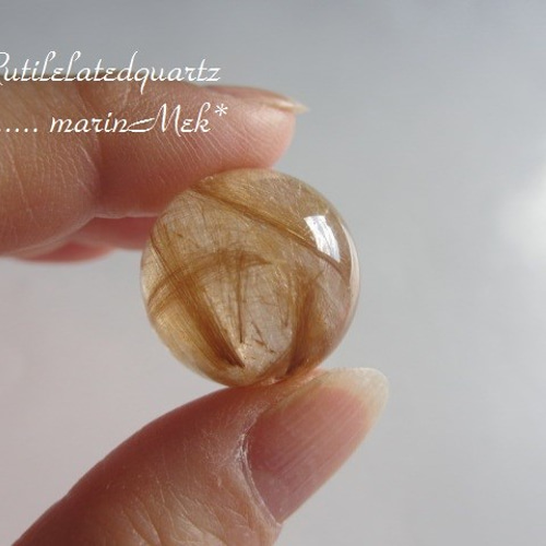 ルチルクォーツ 丸玉20mm その他インテリア雑貨 marinMek* 通販