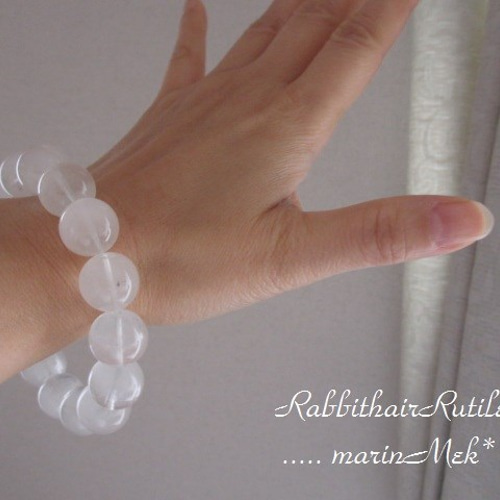 ルチル(エンゼルヘアー)】14mmブレスレット
