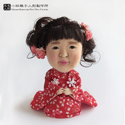 ★オーダーメイド 羊毛フェルト / あなたの人形作ります 小林雅子人形製作所 入園 入学 七五三 1枚目の画像