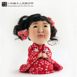 ★オーダーメイド 羊毛フェルト / あなたの人形作ります 小林雅子人形製作所 入園 入学 七五三 2枚目の画像
