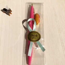 五色から選べる ミニチュア 半熟目玉焼きのボールペン　ミニチュアフード 3枚目の画像