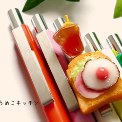 ベビー キッズ ヘアクリップ】メロン クリームソーダ ミニヘアクリップ