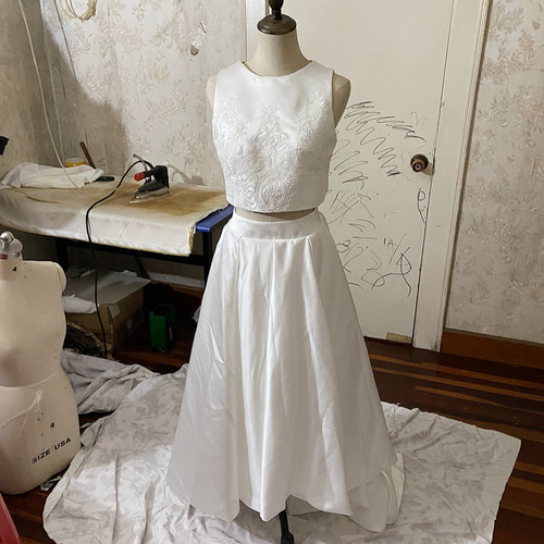 アレクサンドラグレコ風 セパレート ウエディングドレス 結婚式/披露宴  