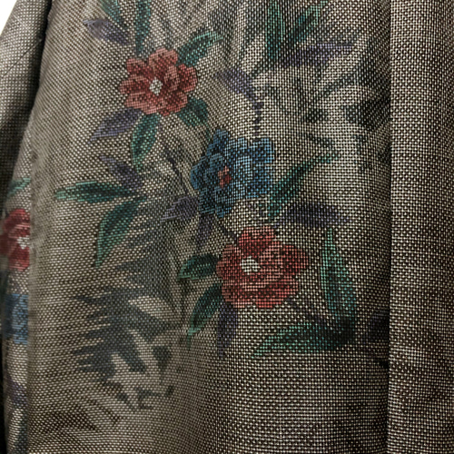 共布ベルト付】未使用逸品大島紬 2way着物リメイク フレアドレスコート